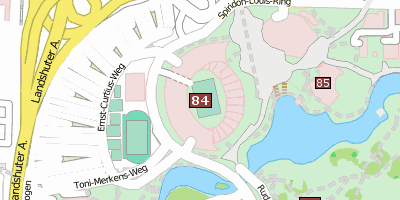 Stadtplan Olympiastadion