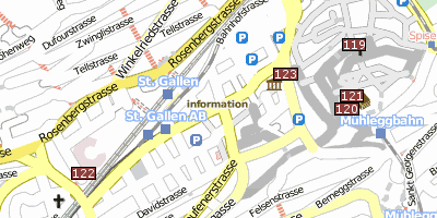 St. Gallen Stadtplan