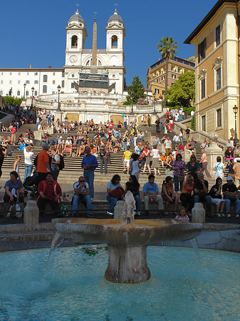 Treppe mit Kirche - Latium (Rom) (Rom)