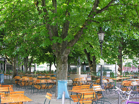 Foto Biergarten am Viktualienmarkt - München