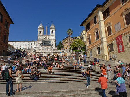 Treppe mit Kirche - Latium (Rom) (Rom)