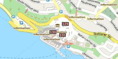 Stadtplan Meersburg