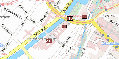 Stadtplan Museumsinsel