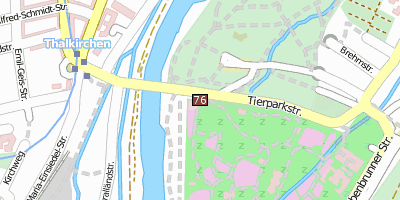 Stadtplan Tierpark Hellabrunn  München